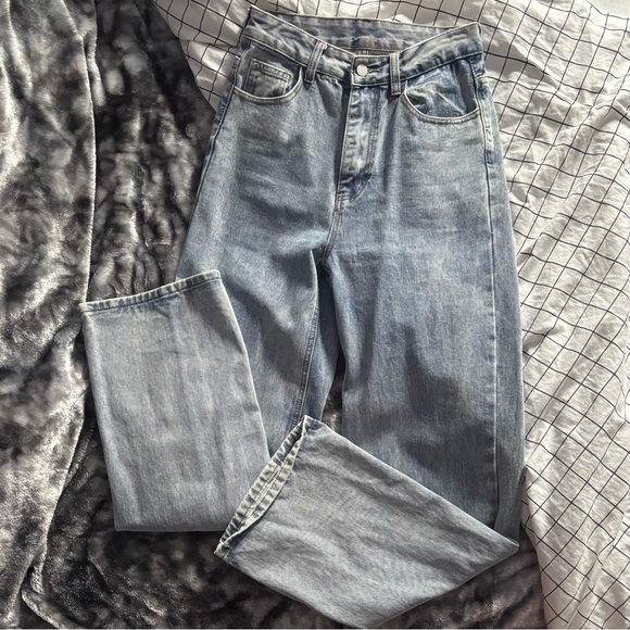 High Rise Blue Women's Jeans - Picture 1 of 9
